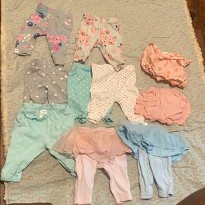 Newborn Girl Tights and shorts